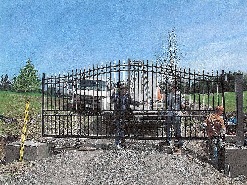 Installing a new gate